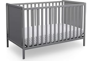 Delta Children Kendrick 4-in-1 Convertible Crib - Grey