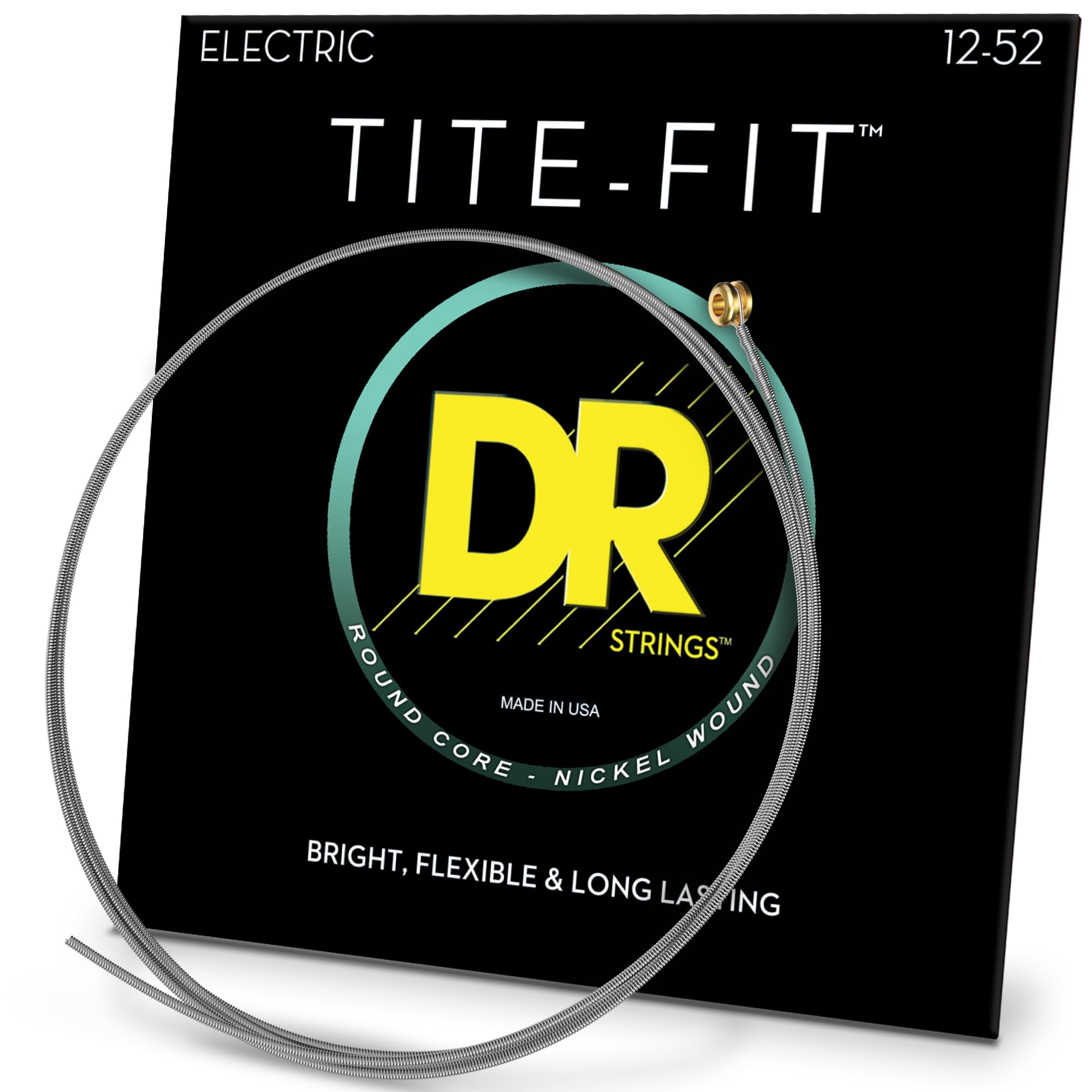 DR Strings TITE-FIT™ - Nickel Plated Electric Guitar Strings: Extra Heavy 12-52