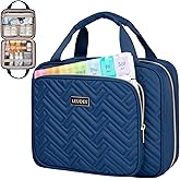 Leudes Travel Pill Bottle Organizer,Medicine Organizer and Storage,Home Medication Bag, Cases,Carrier for Pills,Vitamin,Fish Oil,Supplements for Women and Men (Large, Blue)