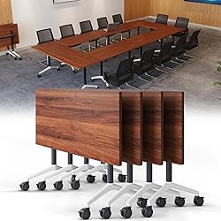 SOIUDNEB Conference Table,Wooden Folding Conference