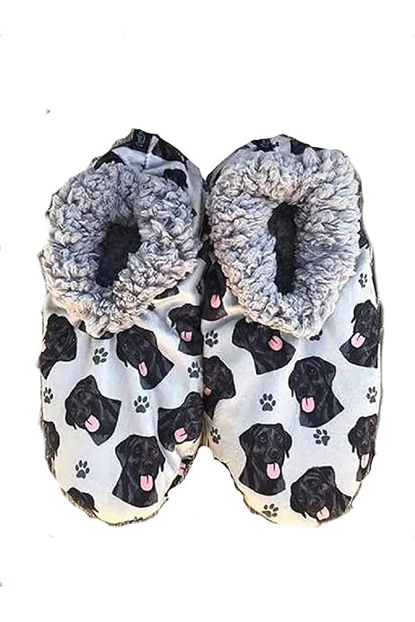 black lab slippers