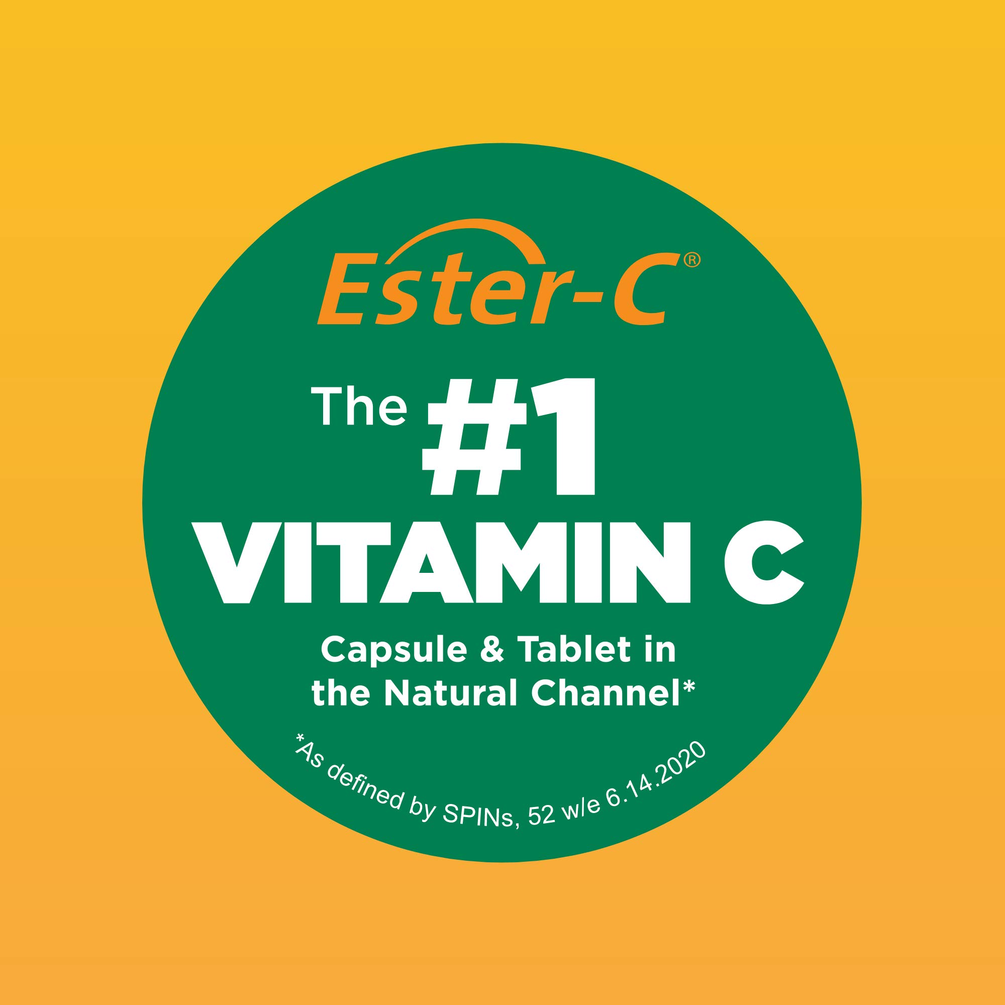 Ester-C American Health Vitamin C 500 mg Coated Tablets, Immune System Booster, Stomach-Friendly Supplement, 225 Count