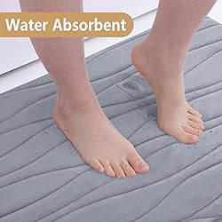 Buganda Memory Foam Bathroom Rug Mat 59x17, Extra