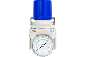 BLCH 1/2" NPT Air Pressure Regulator - Air Regulator for Compressor,Air Compressor Regulator Air Drying System AR4000-04 Gauge 0-160 PSI