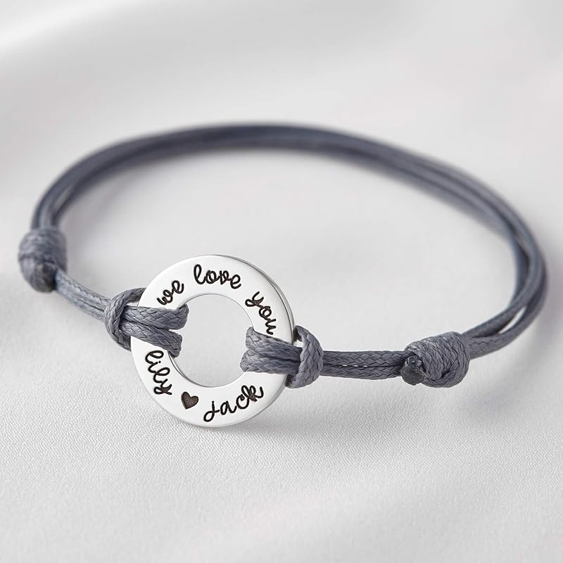 leather mothers bracelet