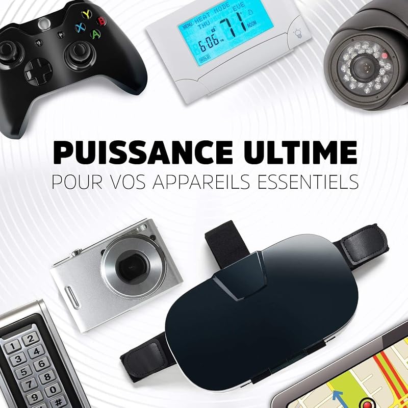 Ultimate Lithium Piles AA (Lot de 4), la Plus Durable au Monde
