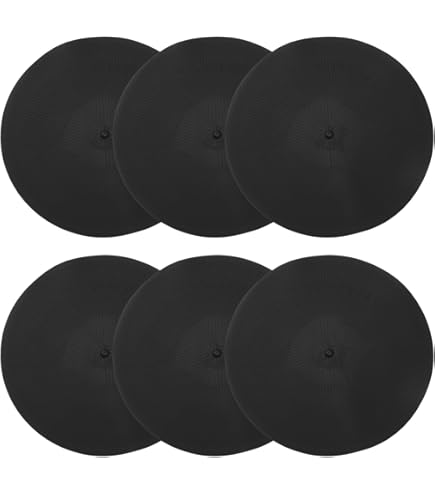 PATIKIL Spot Markers 9 Inch, 6 Pcs Non-Slip Floor Dots Agility Markers Flat Field Cones Poly Dots For Gym Pe Speed Training Dance Soccer Basketball Sports Purple