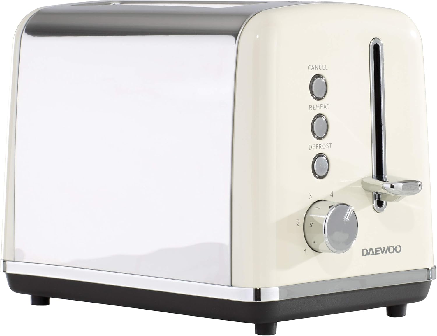 Daewoo Cream 2 Slice Toaster