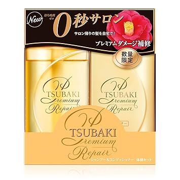 Amazon Com Shiseido Tsubaki Premium Repair Floral Fruity Shampoo And Conditioner Set 490ml 16 56oz Each Beauty