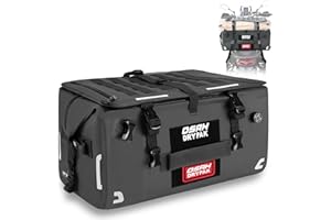 OSAH DRYPAK Waterproof Motorcycle Tail Bag, 40L Waterproof Duffel Bag, Motorcycle Dry Bag, Multifunctional Luggage Bag with Shoulder Straps for Travel, Camping, Fishing