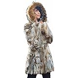 rabbit faux fur jacket