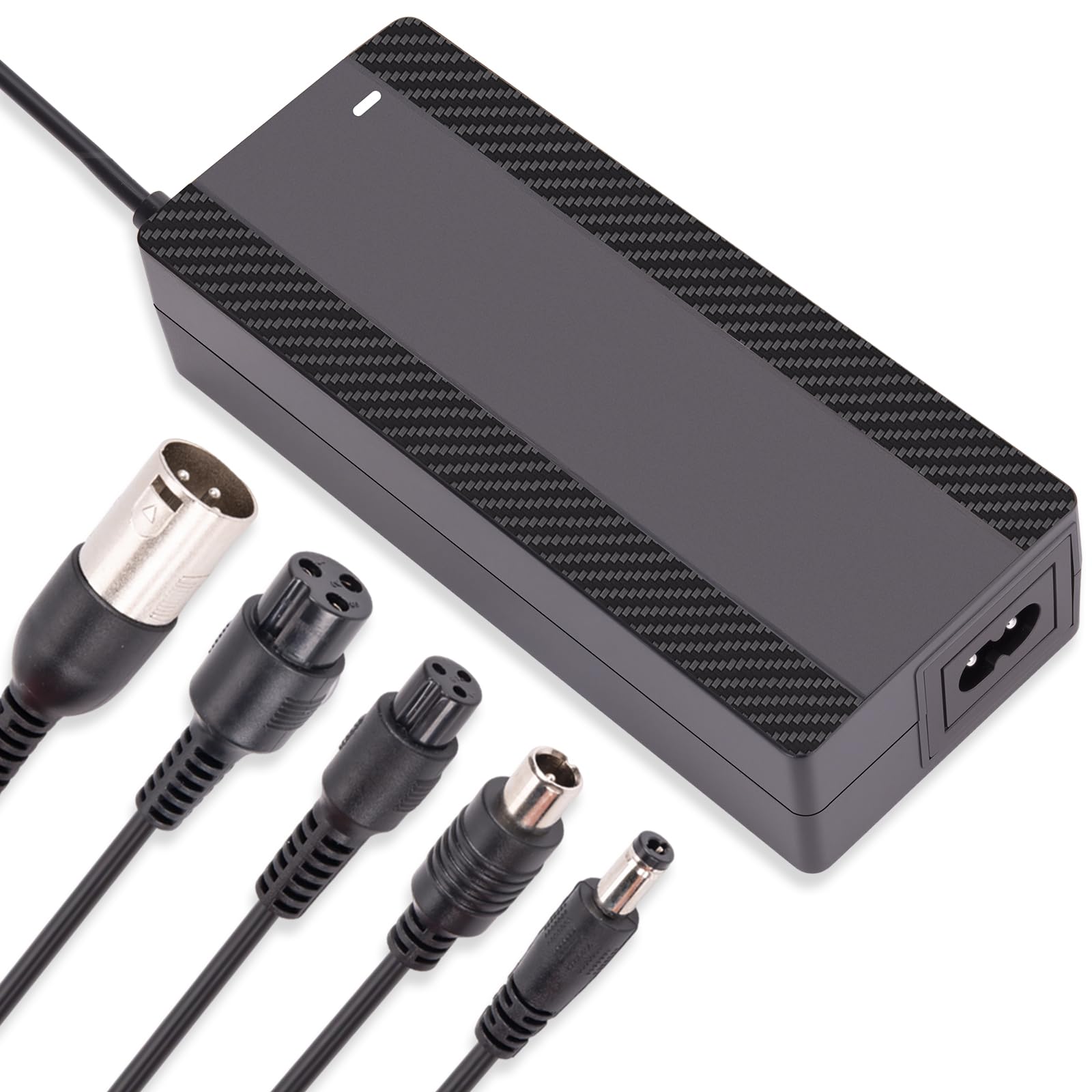 Photo 1 of CraogeCoore 54.6V 1.6A Electric Scooter Charger for 48V Lithium Battery, 5-in-1 Plug Smart Ebike Charger Compatible with Jetson, Gotrax, Razor,Segway, Swagtron, Hiboy, Lectric XP and More