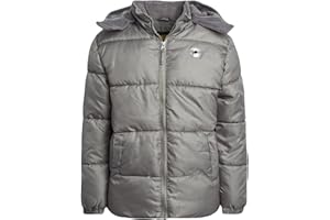 iXtreme Boys' Winter Jacket - Polar Fleece Lined Bubble Puffer Water Repellent Ski Jacket