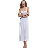 Papicutew Women's Long Full Cami Slip Dress Sleeveless Nightgowns