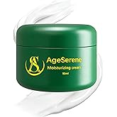 AgeSerene Face Moisturizer, Squalane Matte Daily Moisturizer Face Cream, Long-Lasting Hydration, Face Cream for Women & Men with Ultra Sensitive & Dry Skin