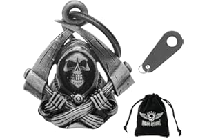 Dream Apparel motorcycle bells for bikers,heavy rider bells accessory and key chain for luck