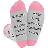 Nurse Gifts for Women,Student Cool Gifts for Nurses Week Graduation Retirement Appreciation Practitioner Christmas Valentines Gift Socks Female Presents,Nurse Accessories for Work,Stocking Stuffers