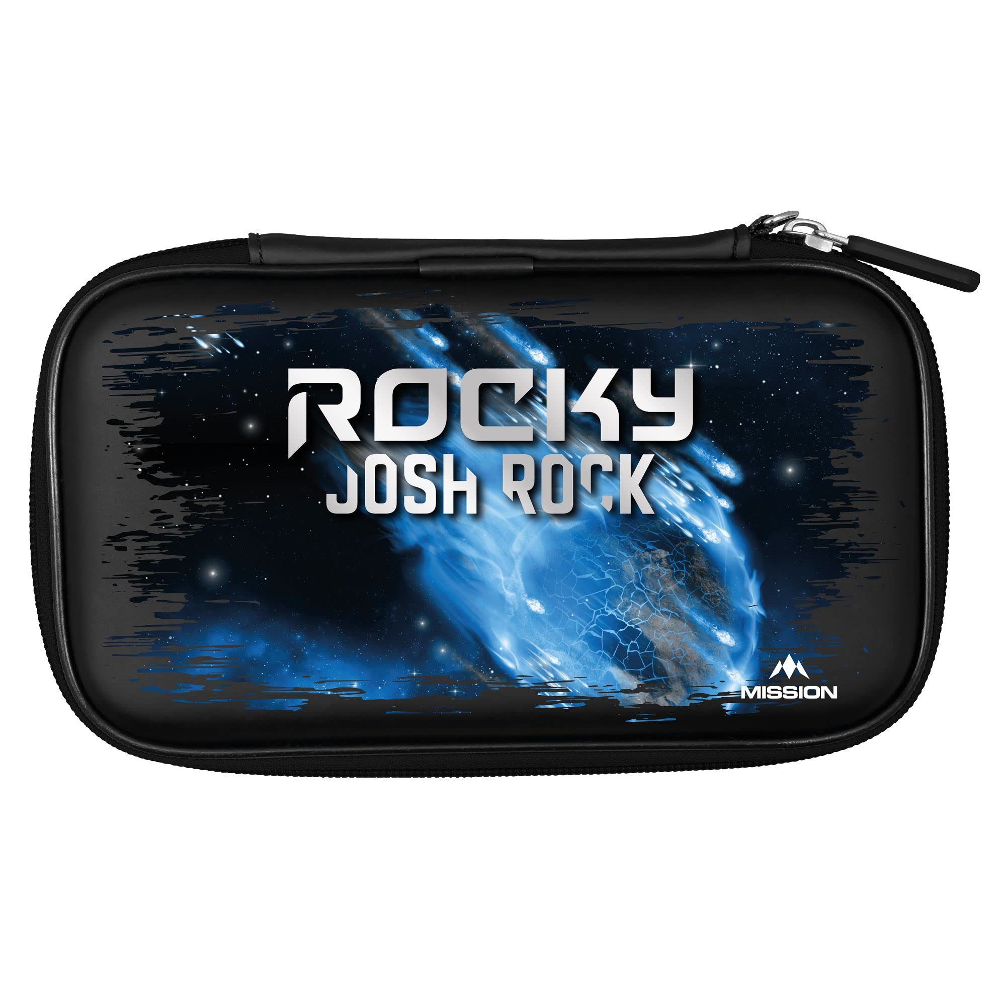 Mission Darts Player EVA Dart Case | Designed for Steel & Soft Tip Darts and Accessories | Josh Rock (W546)