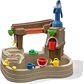Step 2 Pump &amp; Splash Discovery Pond Water Table, Kids Water Sensory Activity Pool, Summer Outdoor Toys, 10 Piece Toy Accessories, For Toddlers 2+ Years Old