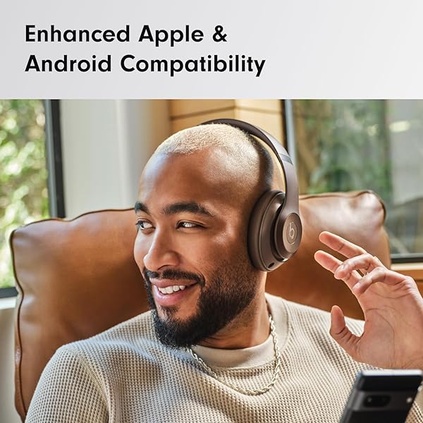 BEATS STUDIO PRO – WIRELESS BLUETOOTH NOISE CANCELLING HEADPHONES – PERSONALIZED SPATIAL AUDIO, USB-C LOSSLESS AUDIO, APPLE & ANDROID COMPATIBILITY, UP TO 40 HOURS BATTERY LIFE – DEEP BROWN