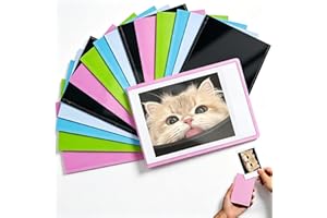 Inkurie 35 Pcs Mini 3 Inch Magnetic Pocket Picture Frame for Fujifilm Instax Mini Polaroid Instant Film Magnetic Picture Fram