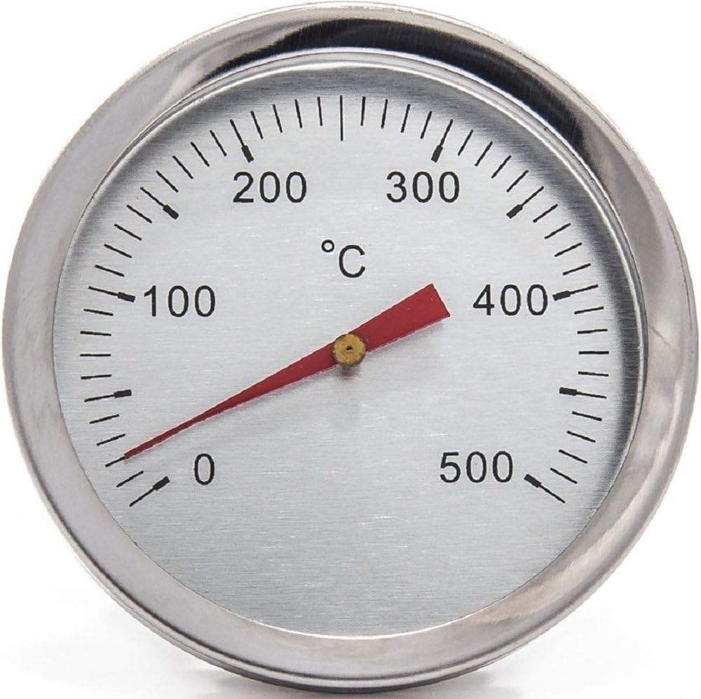 Stainless Panel 500 °C Oven Thermometer Screw Fastening catoccimacchine