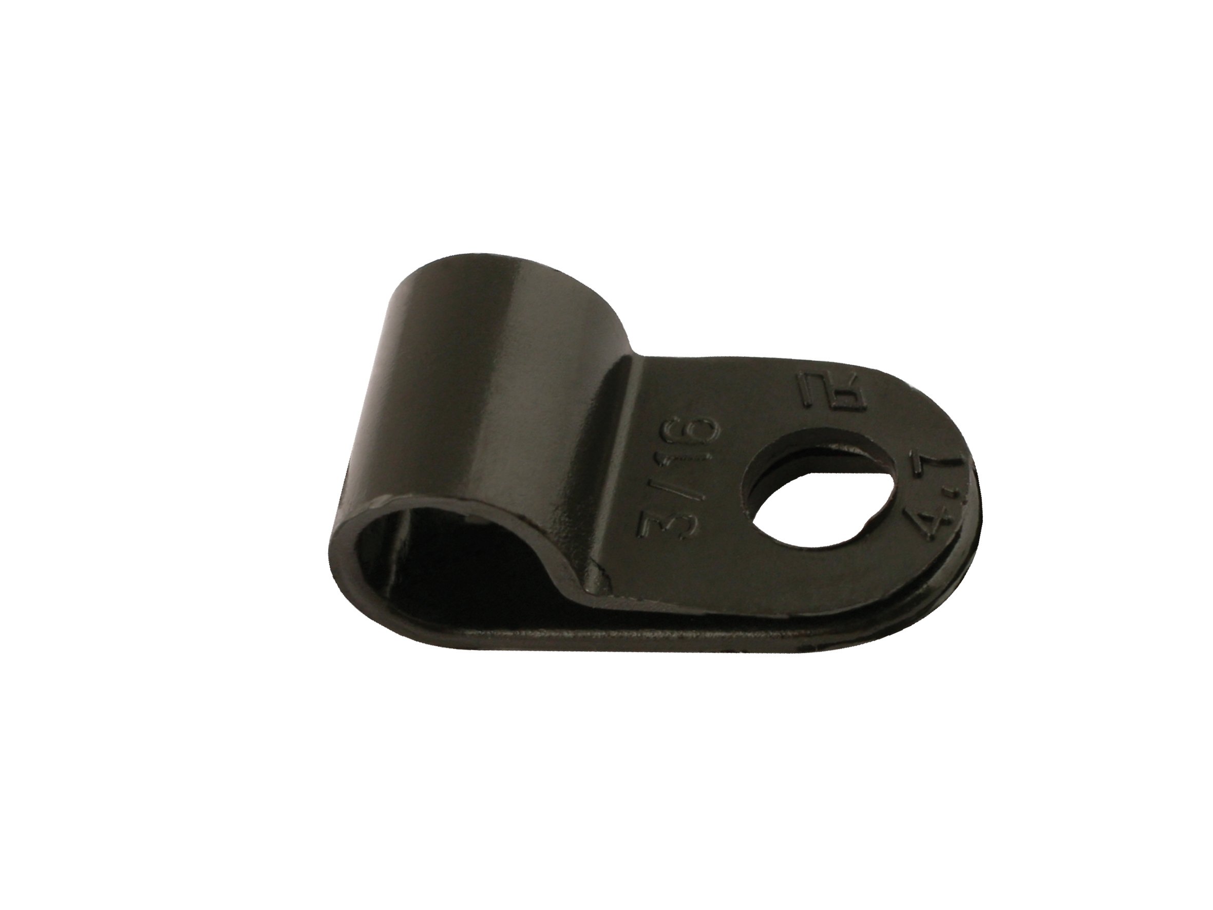 Connect 30351 Black Nylon P-Clip 6.0mm 100pc