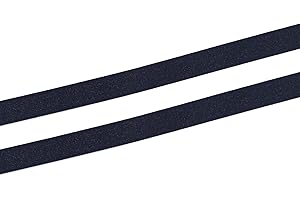 YYCRAFT 3/8 Inch 10mm Bra Strap Elastic Band Trim Elastic Ribbon Craft Sewing(20 Yards,Black)