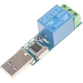 NOYITO 1-Channel USB Relay Module USB Intelligent Control Switch USB Switch (1-Channel USB)