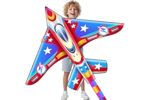 Xida Kites for Kids Ages 4-8, Large Kite for Adults, Easy to Fly Beach Kites with Handle and String(Spiral),Perfect for Beginners, Beach, and Outdoor Flying Fun