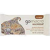 GoMacro, Protein Pleasure Bar, Peanut Butter Chocolate Chip, 2.4 oz