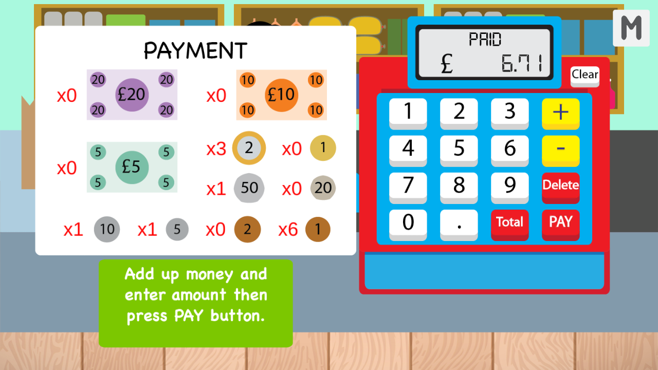 Kids Cash Register Grocery Appstore for Android