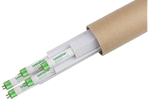 SunBESTer 4FT 54W T5 HO 6500K Fluorescent Tubes Grow Light Bulbs Pack of 5