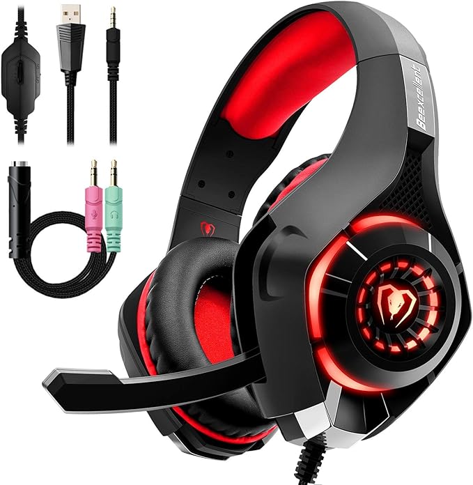 Beexcellent Gaming Headset with Noise Canceling mic PS4 Xbox One