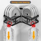 ZVZM Corner Shower Caddy Organizer Rack 3 Pack with 12 Hooks No Drilling view 3