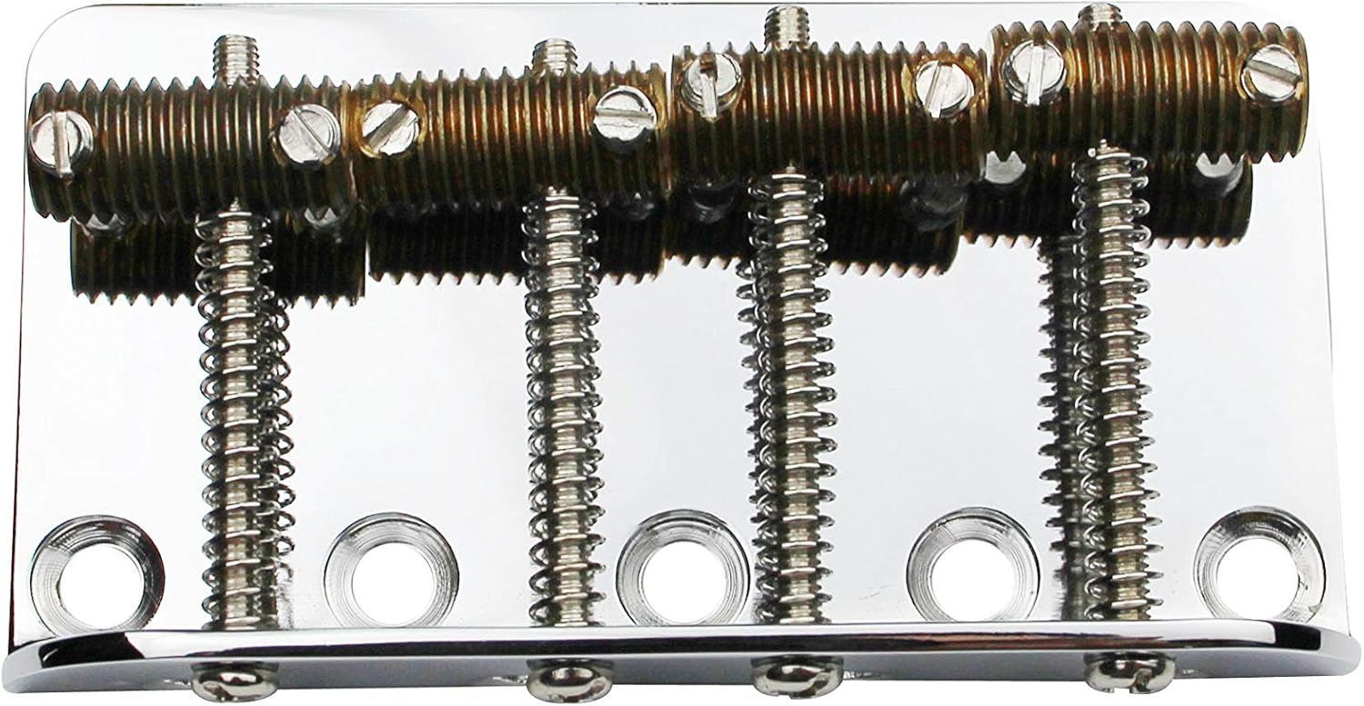 Musical Instruments Guyker Bass Bridge Assembly with Roller Saddles