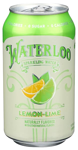 WATERLOO SPARKLING WATER WATERLOO LEMON-LIME SPARKLING WATER, 12...