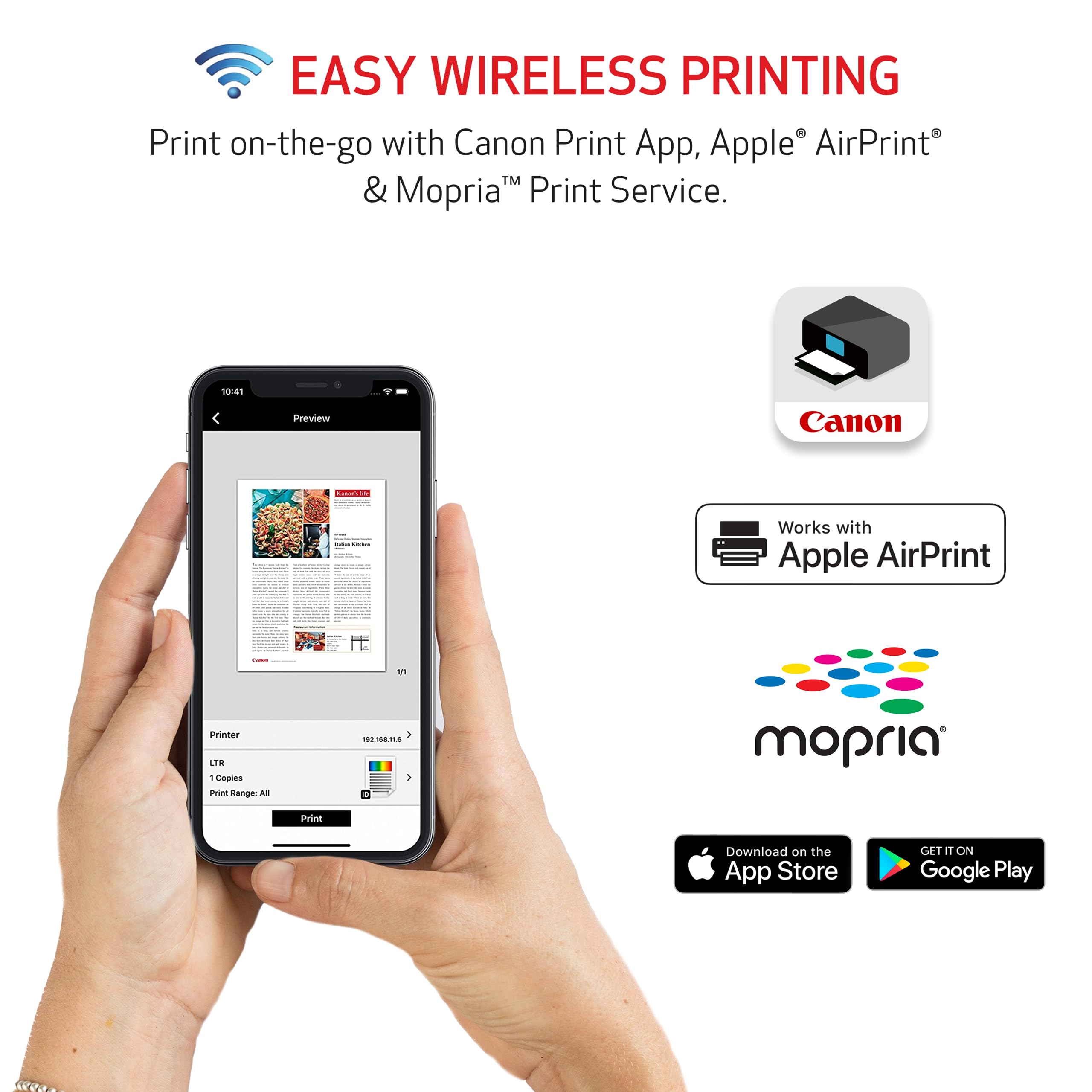 Canon G3260 All-in-One Printer | Wireless Supertank (Megatank) Printer | Copier | Scan, with Mobile Printing, Black, Works with Alexa