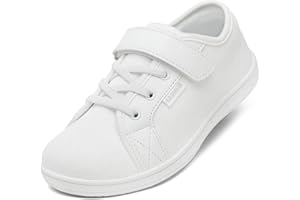 TIKVAW Little/Big Kids Barefoot Shoes Boys Breathable Walking Sneakers Girls Lightweight Wide Toe Box Shoes for Indoor Outdoor