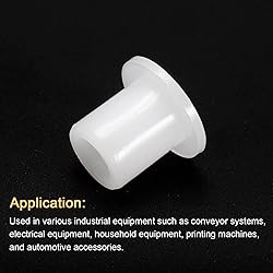 uxcell 12pcs Flanged Sleeve Bearings Plastic