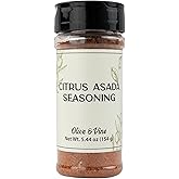 Olive & Vine Citrus Asada Seasoning, Zesty Flavor, For Grilling & Marinades, Rich Tradition, Authentic Taste, For Global Recipes (5.44 Ounce)