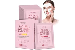 Vryioh 3 IN 1 Forehead, Smile Line & Under Eye Wrinkle Patches, Overnight Facial Wrinkle Treatment with Hyaluronic Acid, Coll