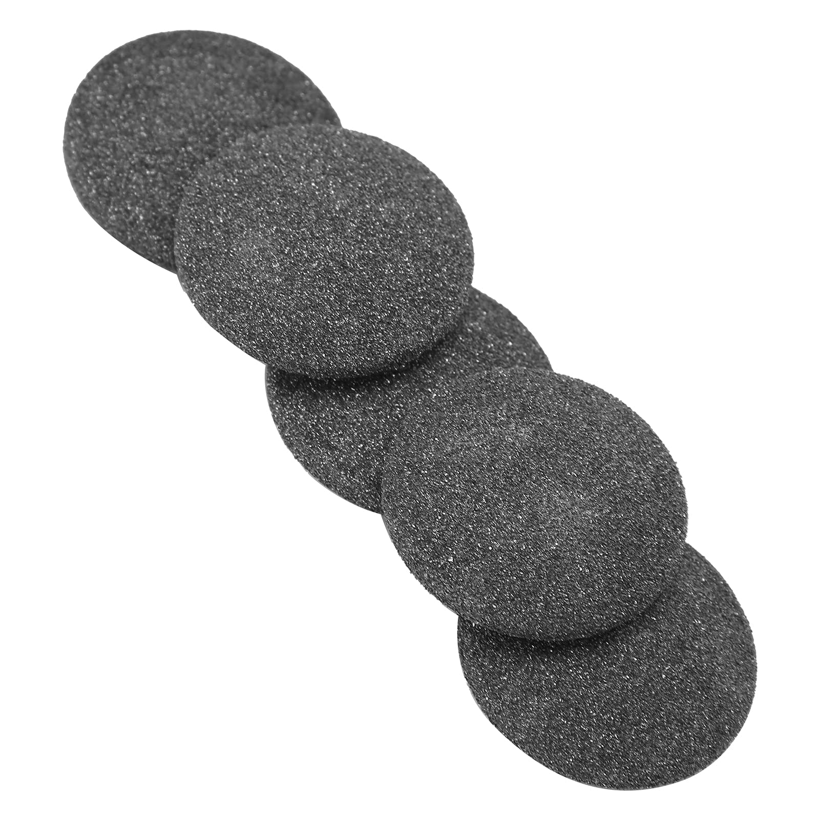 Extra Coarse, 5pcs Replacement Rollers Regular Coarse Replacement Foot Grinder Head Tool for Dead Skin Callus Remover Head Foot Files Electronic Foot File Callus Remover Tool(Black)