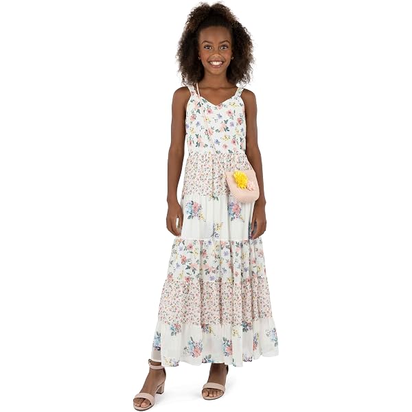 speechless pleated tiered knit maxi dress Just Perfect Tiered Ruffle Maxi Dress Oat