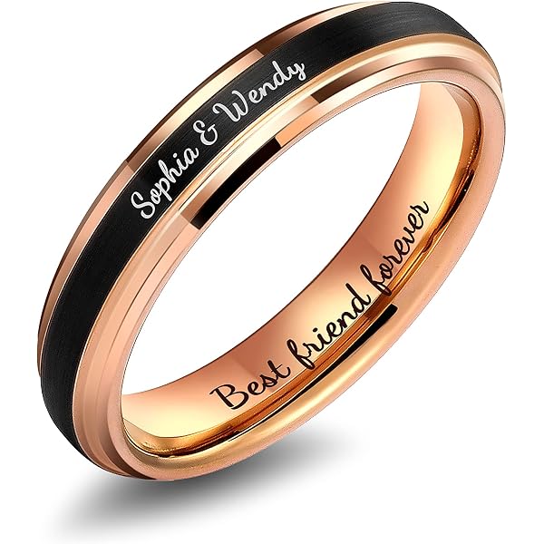 Matching Pinky Promise Couple Rings - Adjustable Silver Holding Hands Rings For Him & Her, No Gemstone - View #5