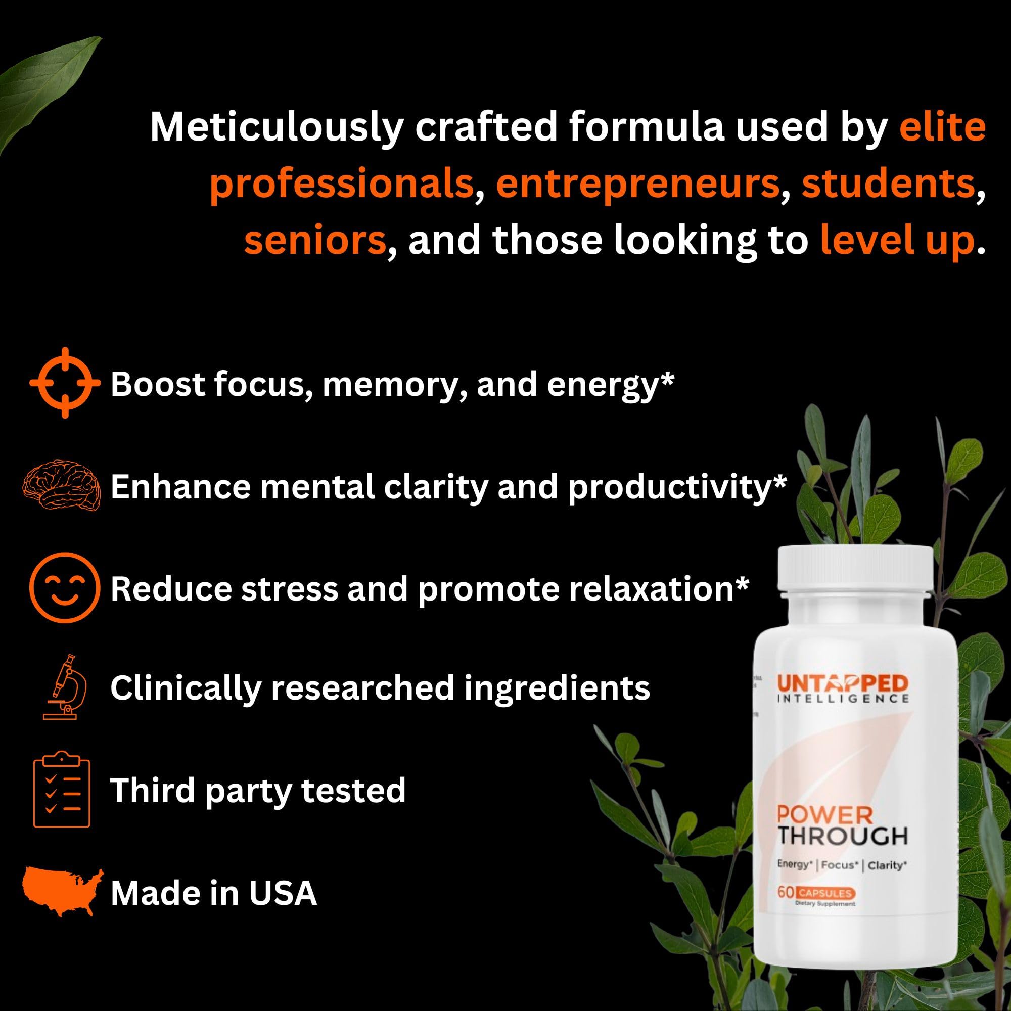 Mua Power Through - Nootropic Brain Supplement for Memory and Focus ...