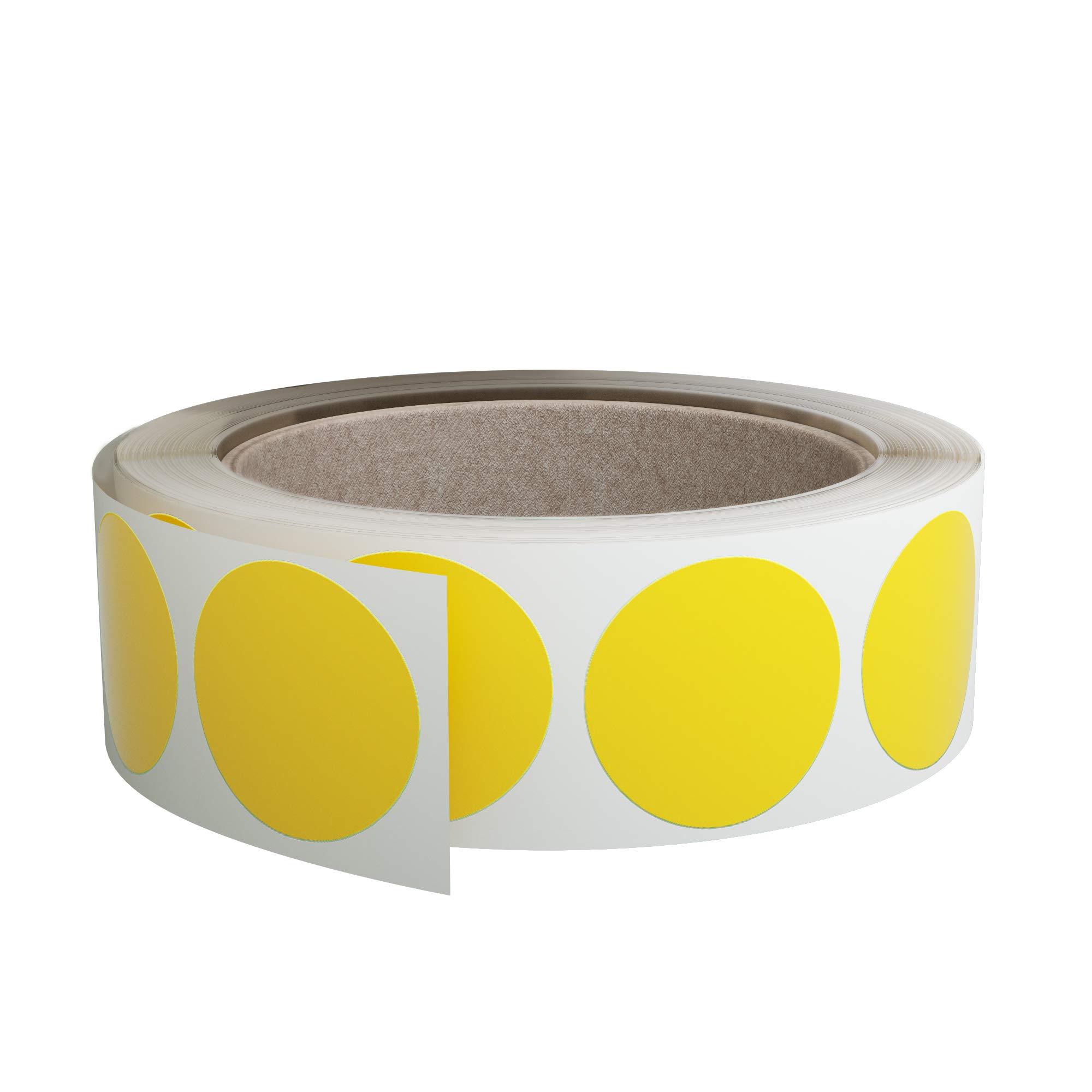 Royal Green Colored Label Circle Stickers in one