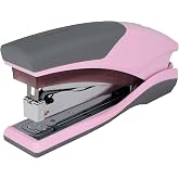 Swingline Stapler, 25 Sheet Capacity, Optima 25, Jam Free, Reduced Effort, Soft Grip, Pink/Gray (66401)