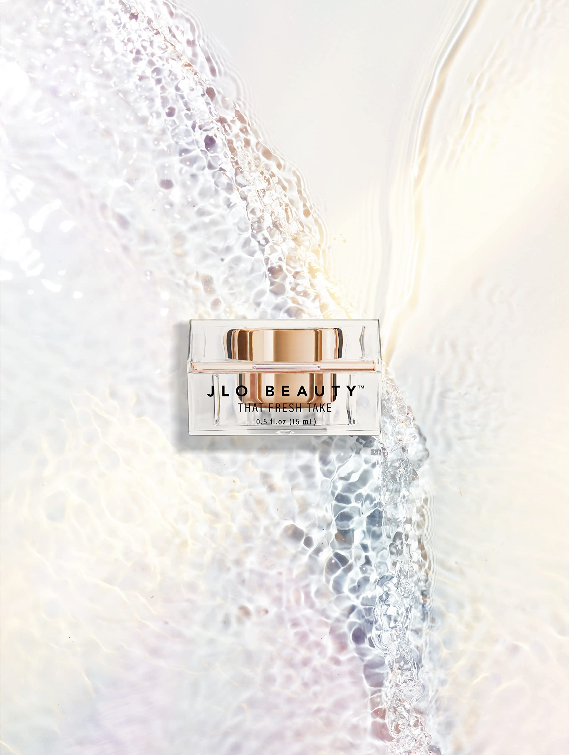 JLO BEAUTY That Fresh Take Under Eye Cream for Dark Circles and Puffiness, Hydrating Skin Care Eye Cream with Peptides to Support Appearance of Fine Lines & Wrinkles, Helps Lifts & Tighten, 0.5 Oz