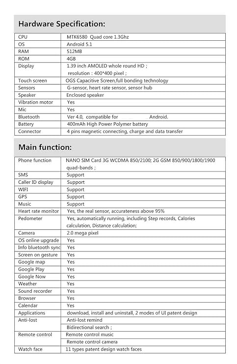 Amazon.com: Zjsb Bluetooth Smart Watch Health & Fitness ...